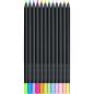 Preview: Faber-Castell Buntstifte Black Edition Neon+Pastell 12er Kartonetui